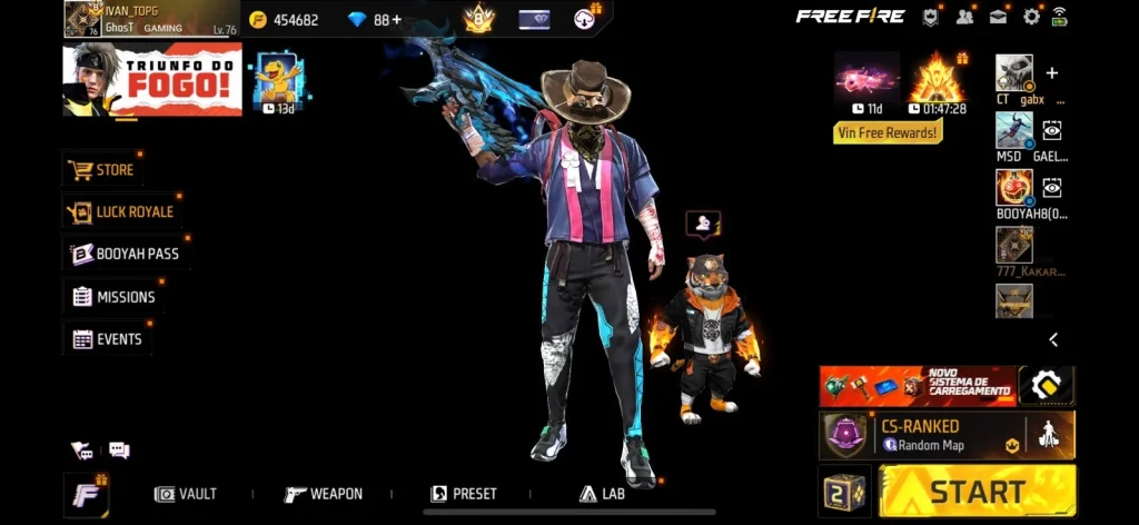 Purchase Free Fire Accounts