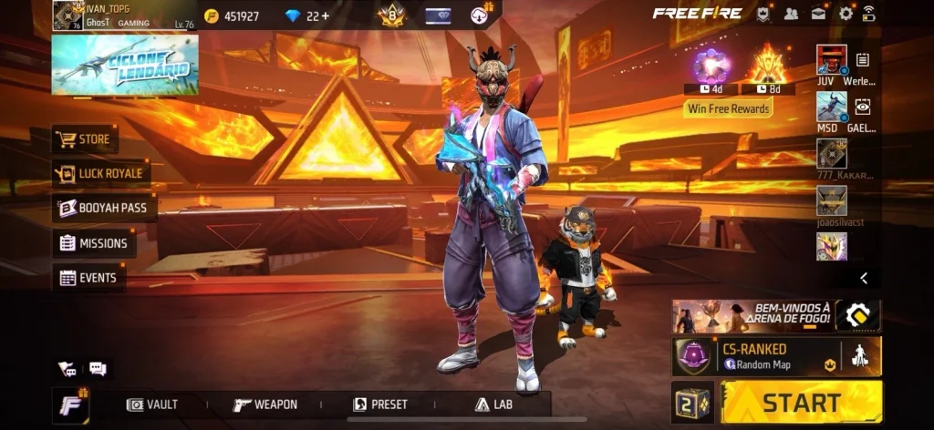 Purchase Free Fire Accounts
